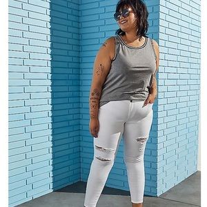 Torrid-Grey Ringer Tank